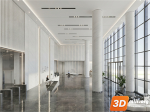 Lobby front desk Skp Files 